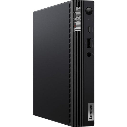 Lenovo ThinkCentre M75q Gen 2 11JN002PUS Desktop Computer - AMD Ryzen 5 PRO 5650GE Hexa-core (6 Core) 3.40 GHz - 8 GB RAM DDR4 SDRAM - 256 GB NVMe M.2 PCI Express PCI Express NVMe SSD - Tiny - Black