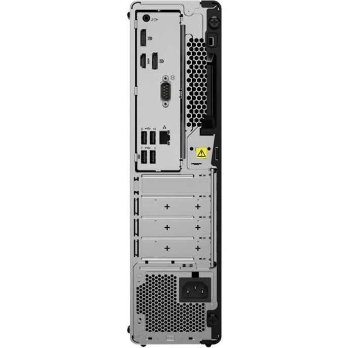 Lenovo ThinkCentre M75s Gen 2 11R8001XUS Desktop Computer - AMD Ryzen 5 PRO 5650G Hexa-core (6 Core) 3.90 GHz - 8 GB RAM DDR4 SDRAM - 256 GB NVMe M.2 PCI Express PCI Express NVMe SSD - Small Form Factor - Black