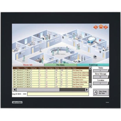 Advantech FPM-219 19" Open-frame LCD Touchscreen Monitor