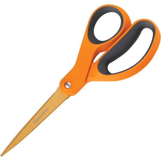 Fiskars Ergonomic Handles 8" Titanium Scissors