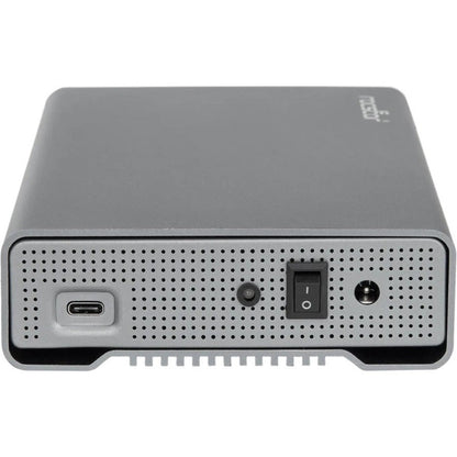 Rocstor Rocpro D90 8 TB Desktop Rugged Hard Drive - 3.5" External - SATA (SATA/600) - Aluminum Gray