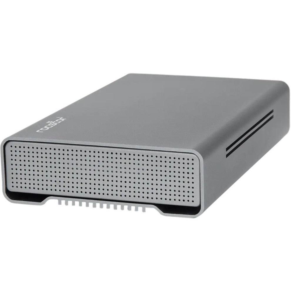 Rocstor Rocpro D90 16 TB Desktop Rugged Hard Drive - 3.5" External - SATA (SATA/600) - Aluminum Gray