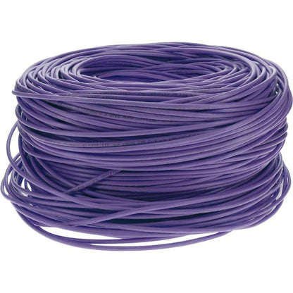 AddOn 1000ft Non-Terminated Purple Cat6 STP PVC Copper Patch Cable