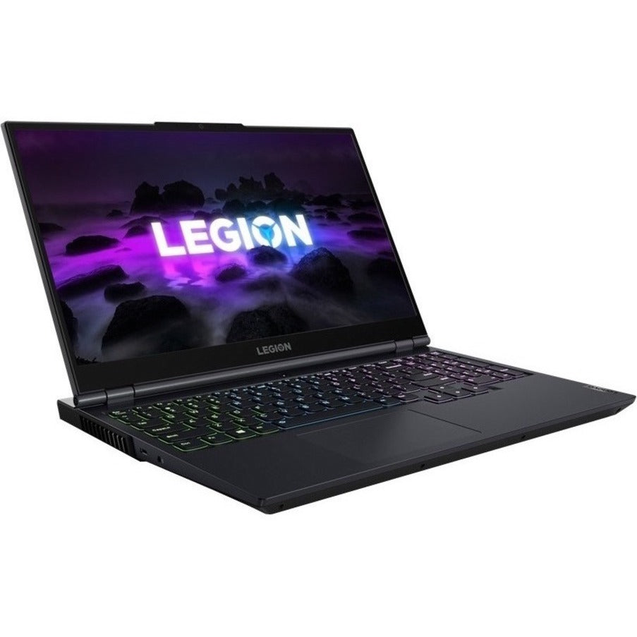 Lenovo Legion 5 15ACH6H 82JU00N5US 15.6" Gaming Notebook - Full HD - 1920 x 1080 - AMD Ryzen 5 5600H Hexa-core (6 Core) 3.30 GHz - 8 GB Total RAM - 512 GB SSD - Phantom Blue