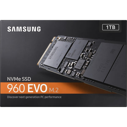 Samsung 960 EVO MZ-V6E1T0BW 1 TB Solid State Drive - M.2 2280 Internal - PCI Express NVMe (PCI Express NVMe 3.0 x4)