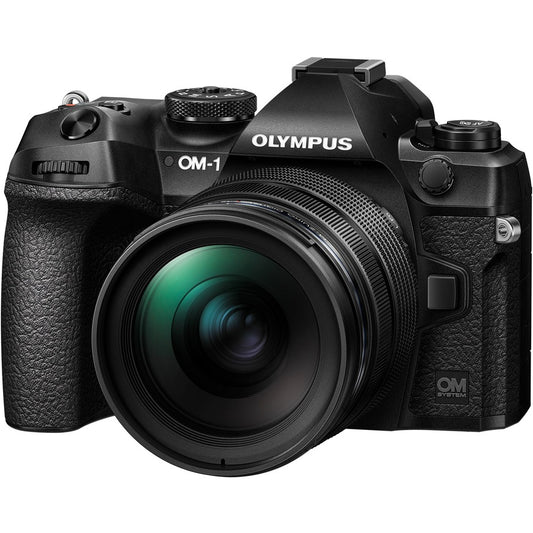 Olympus OM SYSTEM OM-1 20.4 Megapixel Mirrorless Camera with Lens - 0.47" - 1.57" - Black