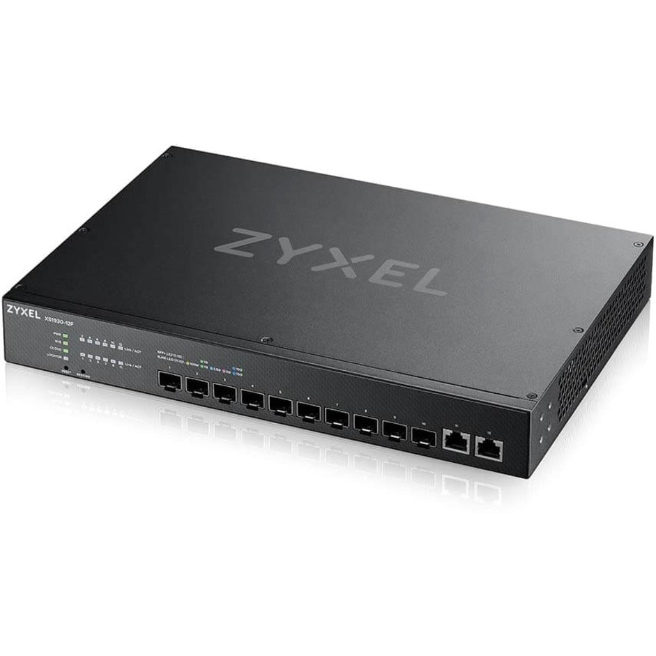ZYXEL 10-port 10G Smart Managed Fiber Switch with 2 Multi-Gigabit Ports