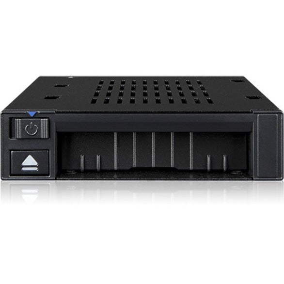 Icy Dock FlexiDOCK MB021VP-B Drive Enclosure for 3.5" U.2 PCI Express NVMe - SFF-8654 SlimSAS Host Interface Internal - Black