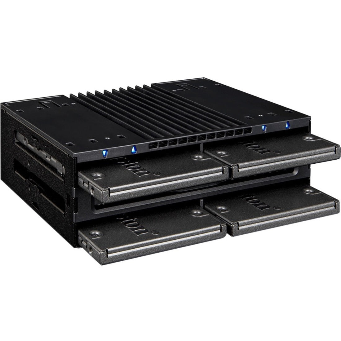 Icy Dock FlexiDOCK MB024SP-B Drive Enclosure 12Gb/s SAS SATA/600 - Serial ATA/600 Host Interface External - Black