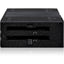 Icy Dock FlexiDOCK MB024SP-B Drive Enclosure 12Gb/s SAS SATA/600 - Serial ATA/600 Host Interface External - Black