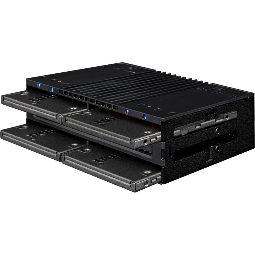 Icy Dock FlexiDOCK MB024SP-B Drive Enclosure 12Gb/s SAS SATA/600 - Serial ATA/600 Host Interface External - Black