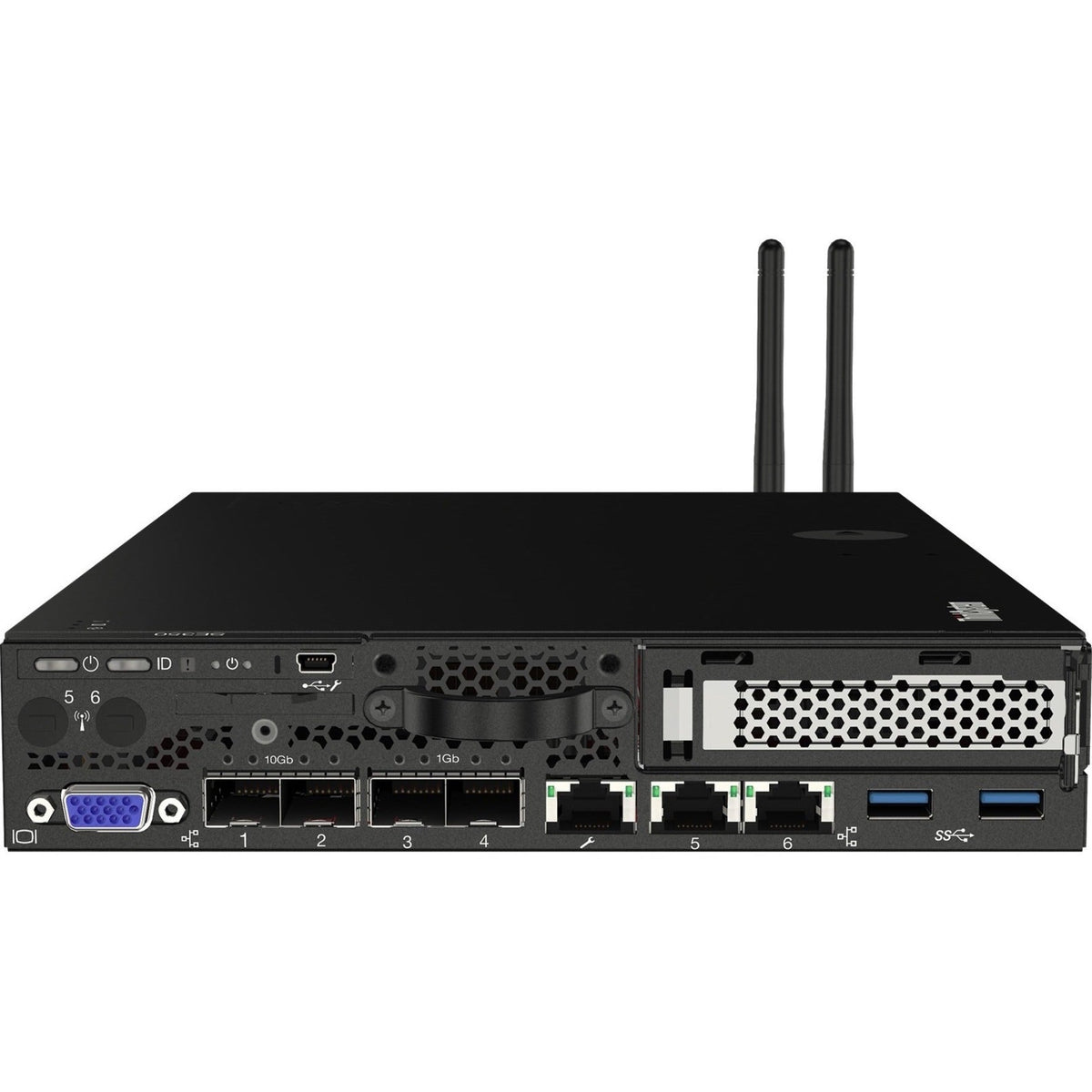 Lenovo ThinkSystem SE350 7D1XA02ANA 1U Rack Server - 1 x Intel Xeon D-2123IT 2.20 GHz - 16 GB RAM - Serial ATA/600 Controller