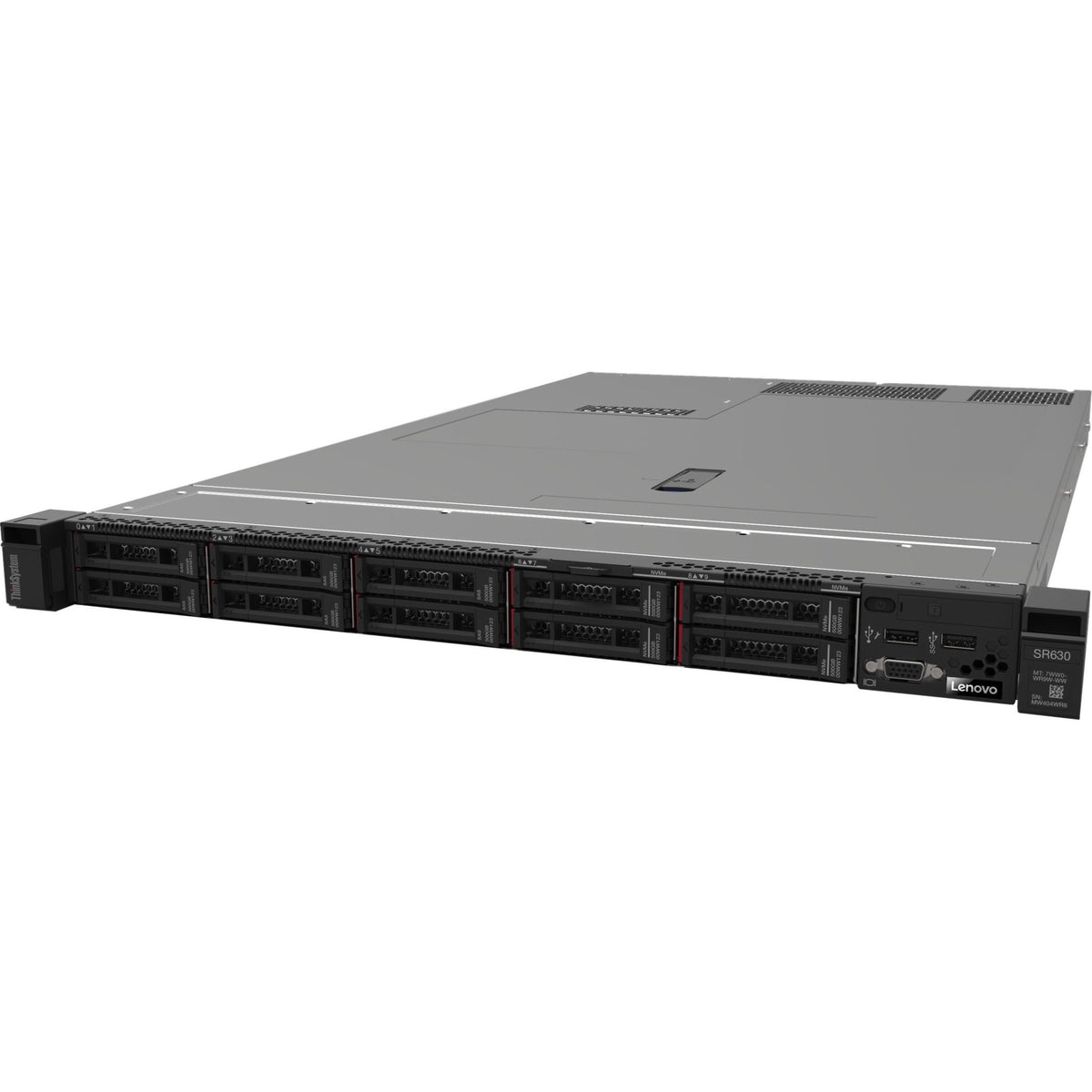 Lenovo ThinkSystem SR630 7X02A0H9NA 1U Rack Server - 1 x Intel Xeon Gold 5218 2.30 GHz - 32 GB RAM - Serial ATA/600 12Gb/s SAS Controller