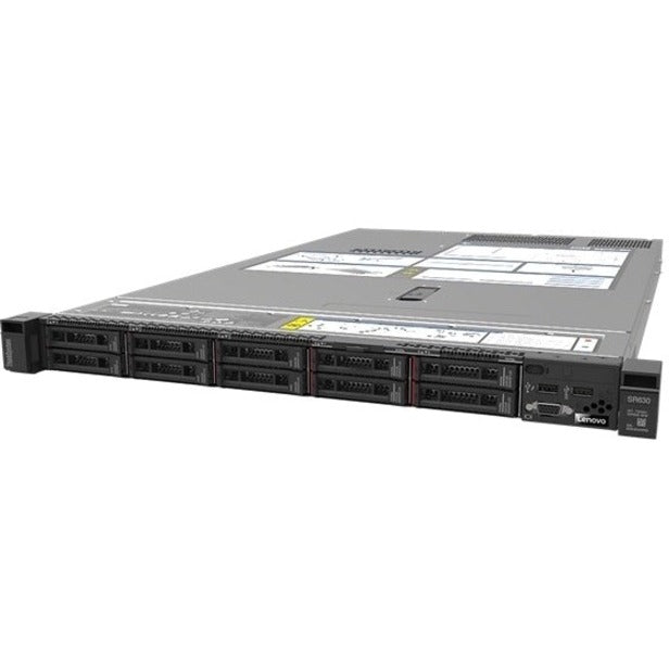 Lenovo ThinkSystem SR630 7X02A0H8NA 1U Rack Server - 1 x Intel Xeon Silver 4214 2.20 GHz - 32 GB RAM - Serial ATA/600 12Gb/s SAS Controller