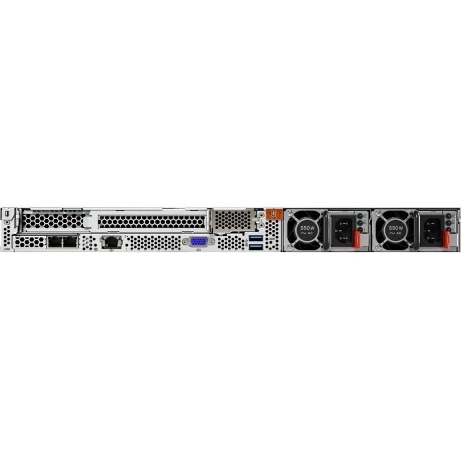 Lenovo ThinkSystem SR630 7X02A0H8NA 1U Rack Server - 1 x Intel Xeon Silver 4214 2.20 GHz - 32 GB RAM - Serial ATA/600 12Gb/s SAS Controller