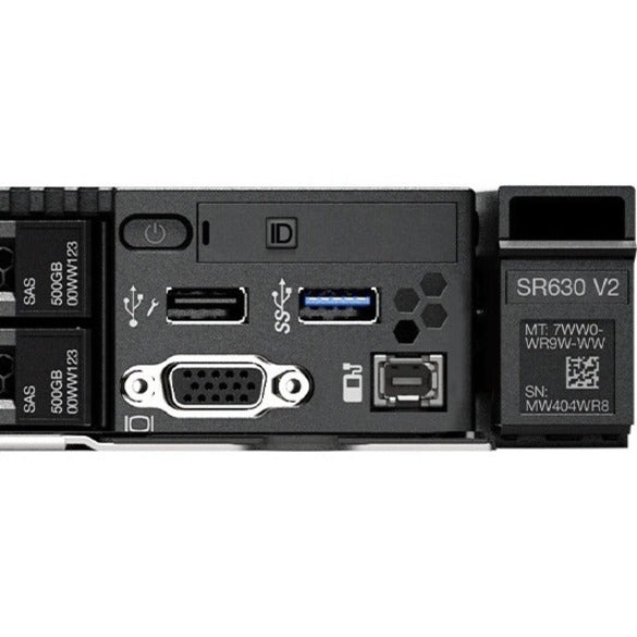 Lenovo ThinkSystem SR630 7X02A0H8NA 1U Rack Server - 1 x Intel Xeon Silver 4214 2.20 GHz - 32 GB RAM - Serial ATA/600 12Gb/s SAS Controller