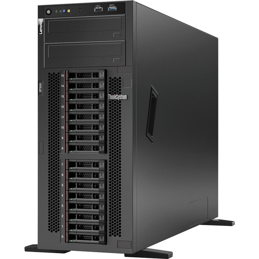 Lenovo ThinkSystem ST550 7X10A0E4NA 4U Tower Server - 1 x Intel Xeon Bronze 3204 1.90 GHz - 32 GB RAM - 12Gb/s SAS Serial ATA/600 Controller