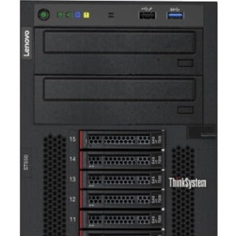 Lenovo ThinkSystem ST550 7X10A0DUNA 4U Tower Server - 1 x Intel Xeon Silver 4216 2.10 GHz - 32 GB RAM - Serial ATA/600 Controller