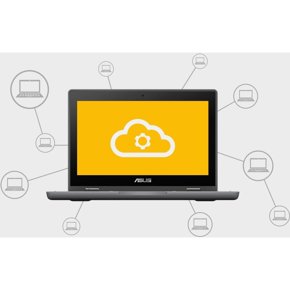 Asus Chromebook Flip CR1 CR1100FKA-YZ182T-S 11.6" Touchscreen Convertible Chromebook - HD - 1366 x 768 - Intel Celeron N5100 Quad-core (4 Core) 1.10 GHz - 8 GB Total RAM - 32 GB Flash Memory - Dark Gray
