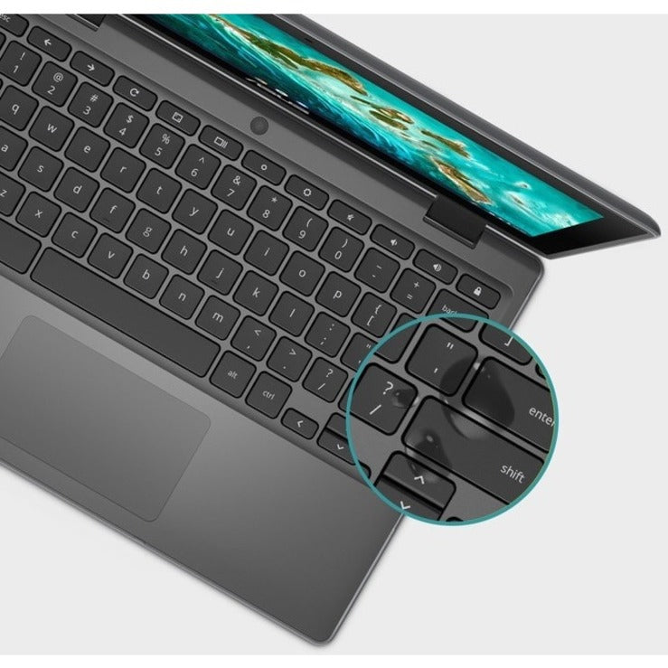 Asus Chromebook Flip CR1 CR1100FKA-YZ182T-S 11.6" Touchscreen Convertible Chromebook - HD - 1366 x 768 - Intel Celeron N5100 Quad-core (4 Core) 1.10 GHz - 8 GB Total RAM - 32 GB Flash Memory - Dark Gray