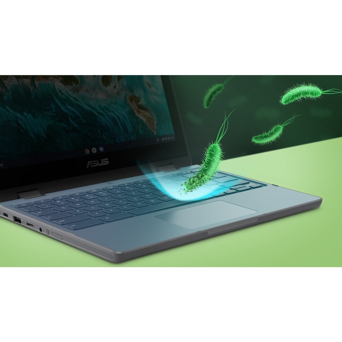 Asus Chromebook Flip CR1 CR1100FKA-YZ182T-S 11.6" Touchscreen Convertible Chromebook - HD - 1366 x 768 - Intel Celeron N5100 Quad-core (4 Core) 1.10 GHz - 8 GB Total RAM - 32 GB Flash Memory - Dark Gray