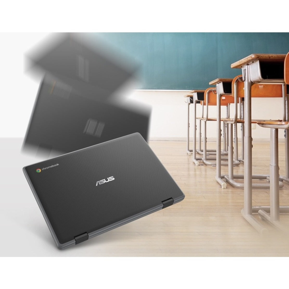 Asus Chromebook Flip CR1 CR1100FKA-YZ182T-S 11.6" Touchscreen Convertible Chromebook - HD - 1366 x 768 - Intel Celeron N5100 Quad-core (4 Core) 1.10 GHz - 8 GB Total RAM - 32 GB Flash Memory - Dark Gray