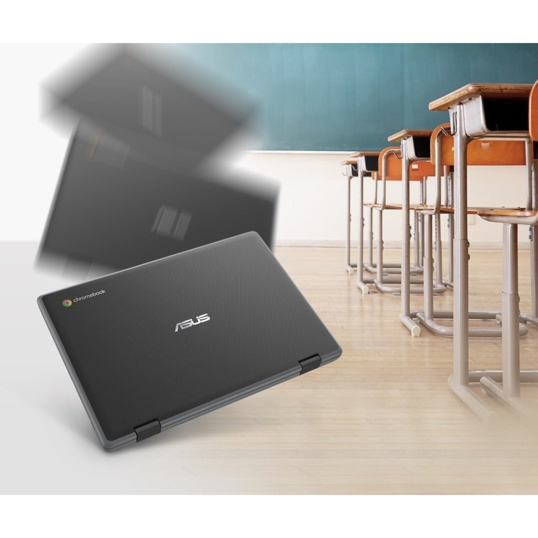 Asus Chromebook Flip CR1 CR1100FKA-YZ142T 11.6" Touchscreen Convertible Chromebook - HD - 1366 x 768 - Intel Celeron N5100 Quad-core (4 Core) 1.10 GHz - 4 GB Total RAM - 32 GB Flash Memory - Dark Gray