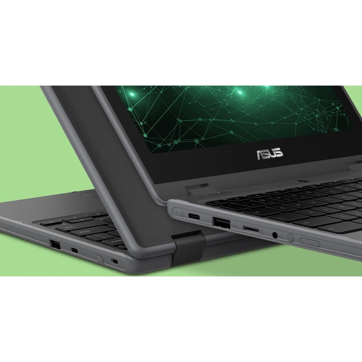 Asus Chromebook Flip CR1 CR1100FKA-YZ142T 11.6" Touchscreen Convertible Chromebook - HD - 1366 x 768 - Intel Celeron N5100 Quad-core (4 Core) 1.10 GHz - 4 GB Total RAM - 32 GB Flash Memory - Dark Gray