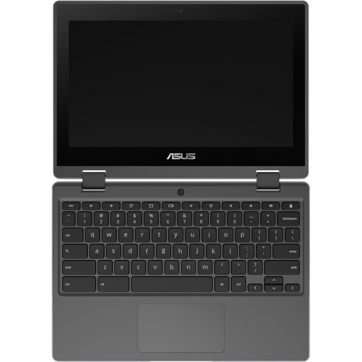 Asus Chromebook Flip CR1 CR1100FKA-YZ142T 11.6" Touchscreen Convertible Chromebook - HD - 1366 x 768 - Intel Celeron N5100 Quad-core (4 Core) 1.10 GHz - 4 GB Total RAM - 32 GB Flash Memory - Dark Gray