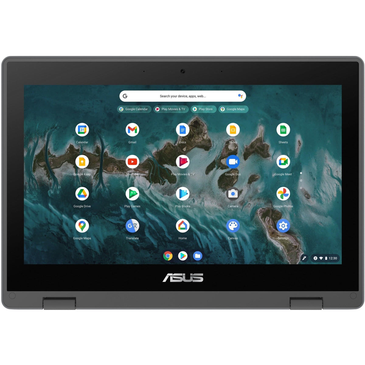 Asus Chromebook Flip CR1 CR1100FKA-YZ142T 11.6" Touchscreen Convertible Chromebook - HD - 1366 x 768 - Intel Celeron N5100 Quad-core (4 Core) 1.10 GHz - 4 GB Total RAM - 32 GB Flash Memory - Dark Gray