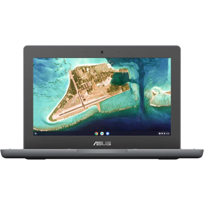 Asus Chromebook Flip CR1 CR1100FKA-YZ182T 11.6" Touchscreen Rugged Convertible 2 in 1 Chromebook - HD - 1366 x 768 - Intel Celeron N5100 Quad-core (4 Core) 1.10 GHz - 8 GB Total RAM - 32 GB Flash Memory - Dark Gray