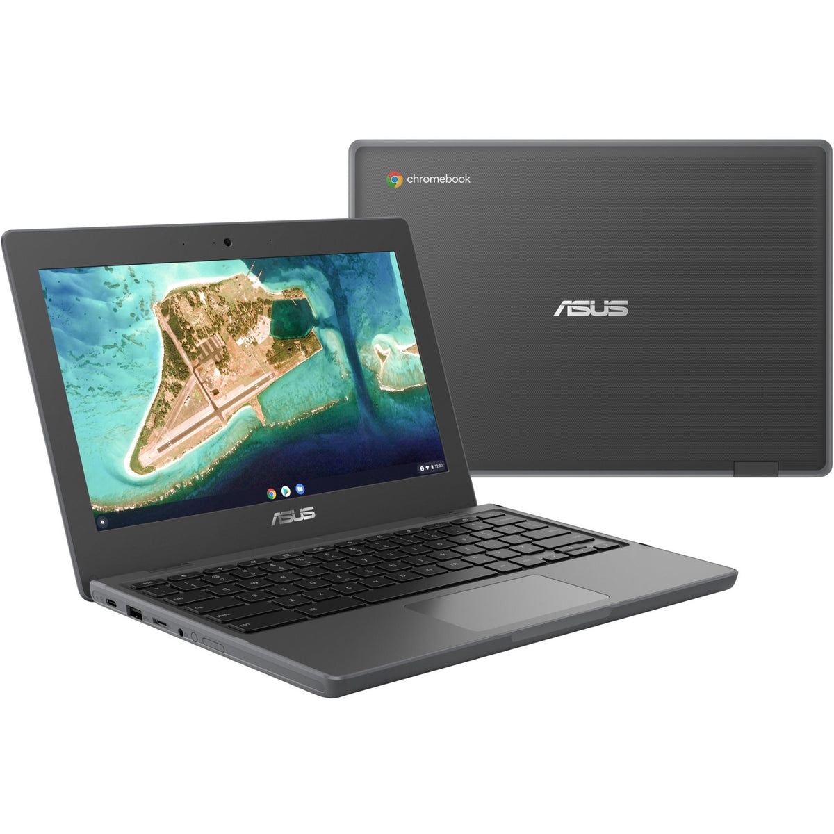 Asus Chromebook Flip CR1 CR1100FKA-YZ182T 11.6" Touchscreen Rugged Convertible 2 in 1 Chromebook - HD - 1366 x 768 - Intel Celeron N5100 Quad-core (4 Core) 1.10 GHz - 8 GB Total RAM - 32 GB Flash Memory - Dark Gray
