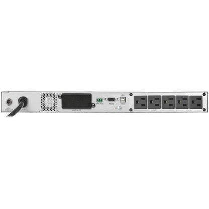 Tripp Lite 120V 1440VA 1440W Double-Conversion Smart Online UPS - 5 Outlets Card Slot LCD USB DB9 1U Rack