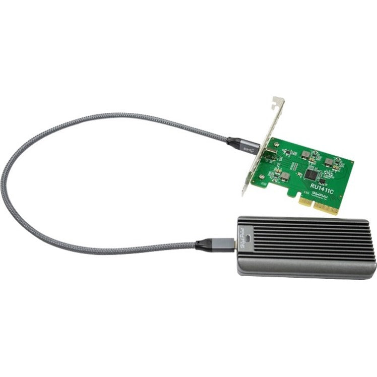 HighPoint RocketMate 110 RM110 Drive Enclosure PCI Express NVMe M.2 - USB 3.2 (Gen 2) Type C Host Interface Portable