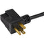 StarTech.com 3ft (1m) Piggyback Power Extension Cord NEMA 5-15P to 2x NEMA 5-15R Cable 16 AWG 125V/15A Outlet Saver Cord UL Certified