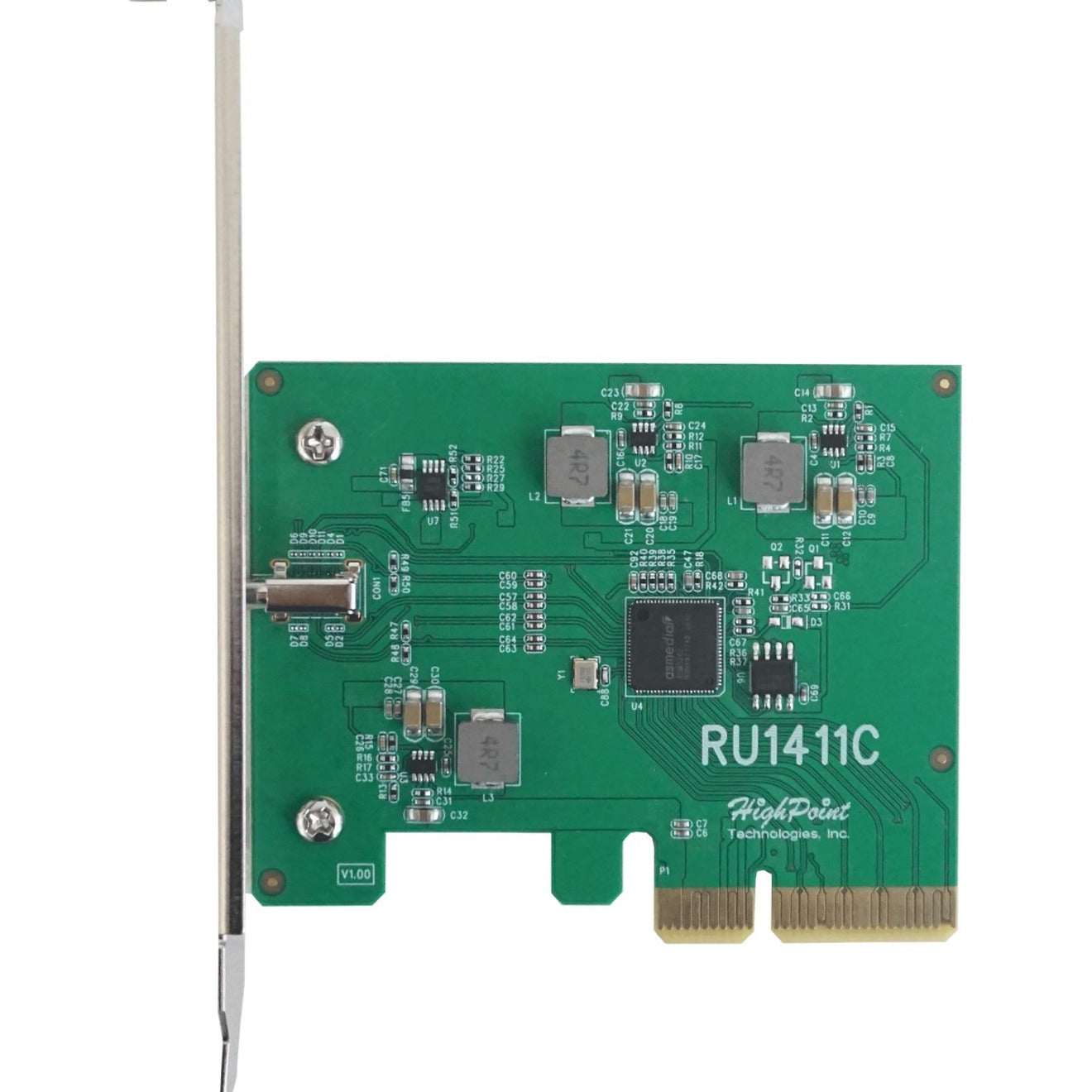 HighPoint RocketU 1411C PCIe 3.0 x4 USB 3.2 20Gb/s Host Controller