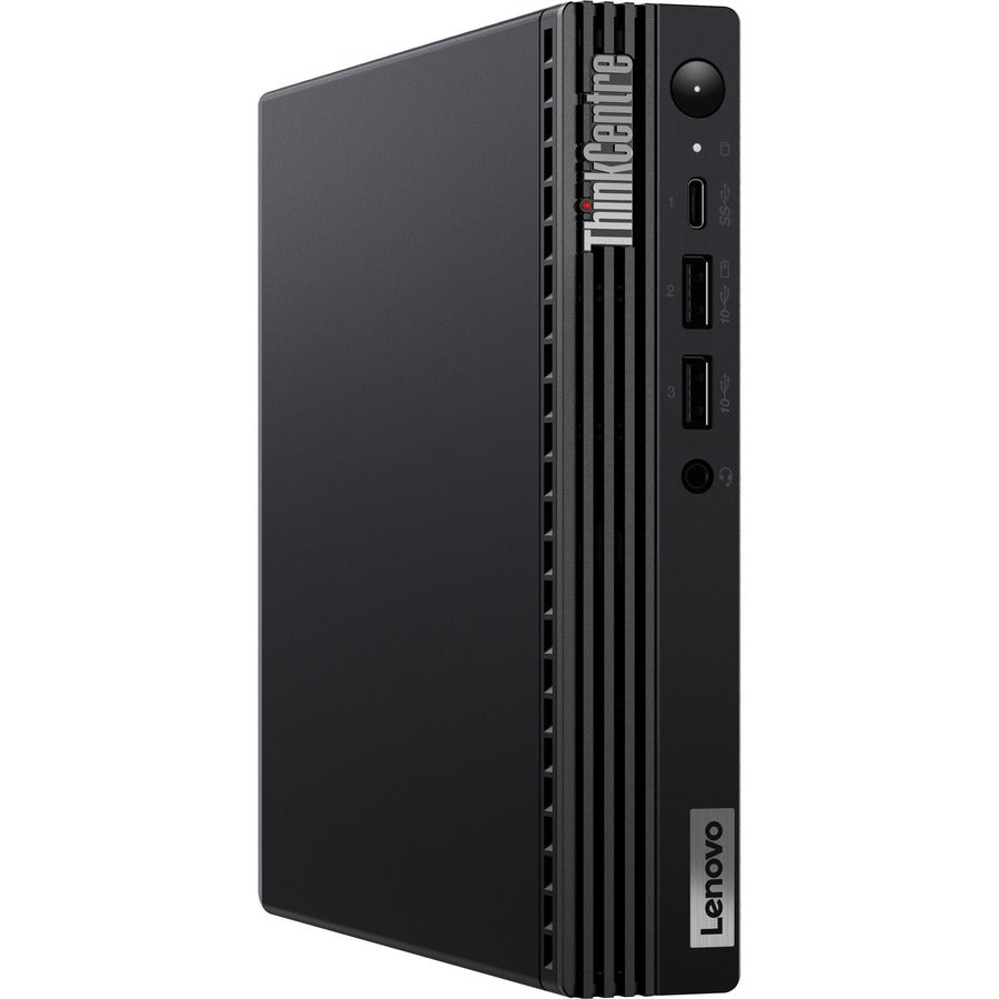 Lenovo ThinkCentre M70q Gen 3 11T3000VUS Desktop Computer - Intel Core i5 12th Gen i5-12400T Hexa-core (6 Core) 1.80 GHz - 8 GB RAM DDR4 SDRAM - 256 GB NVMe M.2 PCI Express PCI Express NVMe 4.0 SSD - Tiny - Black