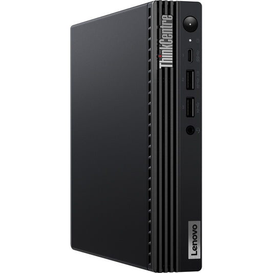 Lenovo ThinkCentre M70q Gen 3 11T30001US Desktop Computer - Intel Core i7 12th Gen i7-12700T Dodeca-core (12 Core) - 16 GB RAM DDR4 SDRAM - 512 GB NVMe M.2 PCI Express PCI Express NVMe 4.0 x4 SSD - Tiny - Black