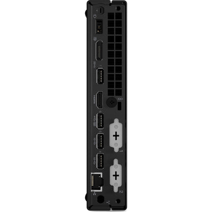 Lenovo ThinkCentre M70q Gen 3 11T3000PUS Desktop Computer - Intel Core i3 12th Gen i3-12100T Quad-core (4 Core) 2.20 GHz - 8 GB RAM DDR4 SDRAM - 128 GB NVMe M.2 PCI Express PCI Express NVMe 3.0 SSD - Tiny - Black