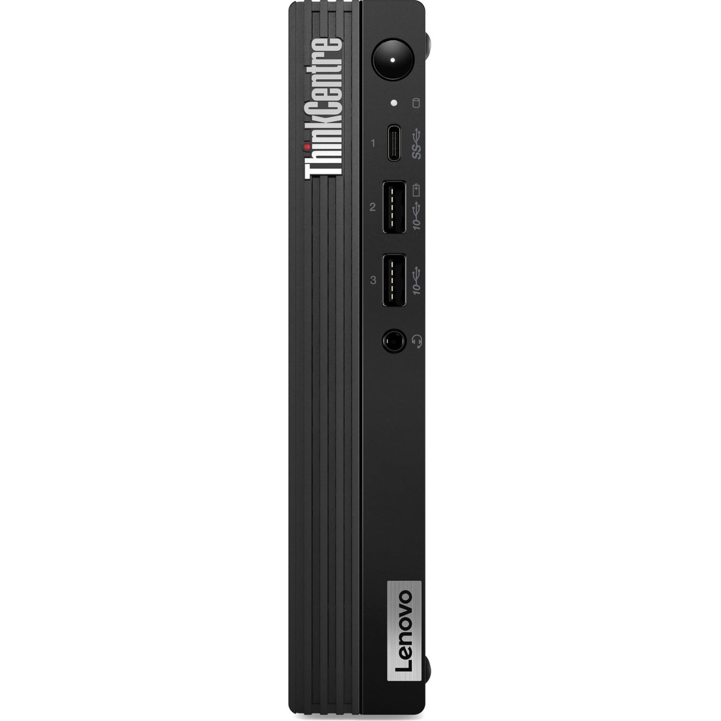 Lenovo ThinkCentre M70q Gen 3 11T3000PUS Desktop Computer - Intel Core i3 12th Gen i3-12100T Quad-core (4 Core) 2.20 GHz - 8 GB RAM DDR4 SDRAM - 128 GB NVMe M.2 PCI Express PCI Express NVMe 3.0 SSD - Tiny - Black