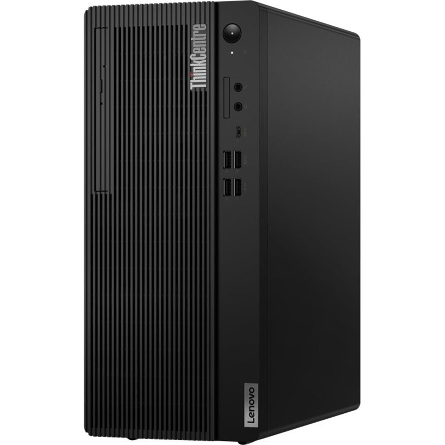 Lenovo ThinkCentre M70t Gen 3 11T6001VUS Desktop Computer - Intel Core i7 12th Gen i7-12700 Dodeca-core (12 Core) - 16 GB RAM DDR4 SDRAM - 1 TB NVMe M.2 PCI Express PCI Express NVMe 4.0 x4 SSD - Tower - Black