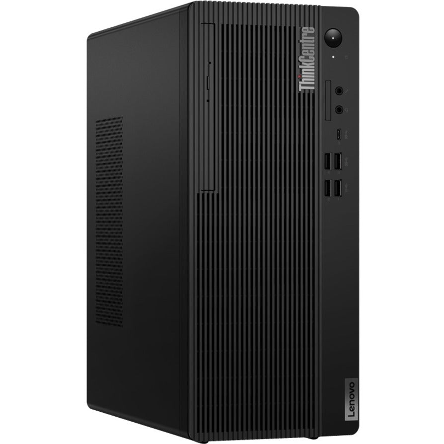 Lenovo ThinkCentre M70t Gen 3 11T6001KUS Desktop Computer - Intel Core i5 12th Gen i5-12400 Hexa-core (6 Core) 2.50 GHz - 16 GB RAM DDR4 SDRAM - 256 GB NVMe M.2 PCI Express PCI Express NVMe 4.0 x4 SSD - Tower - Black