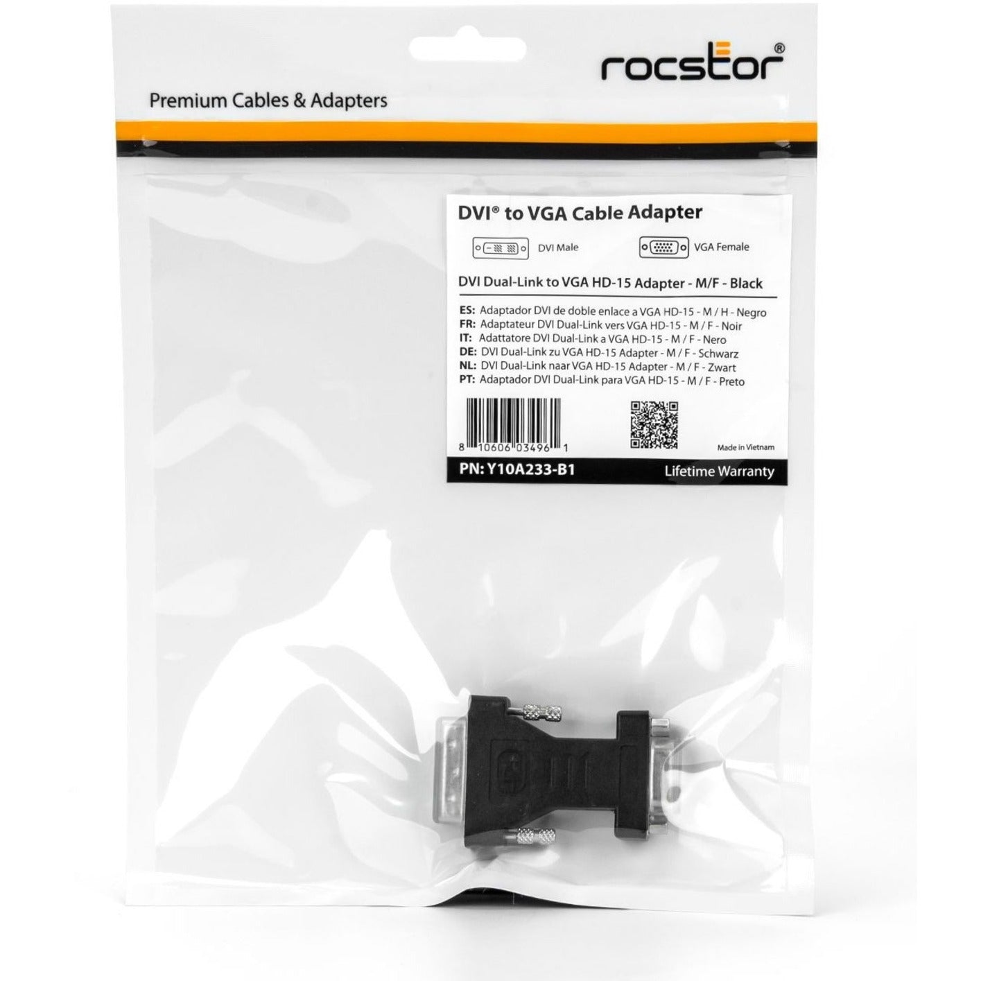 Rocstor DVI to VGA Adapter