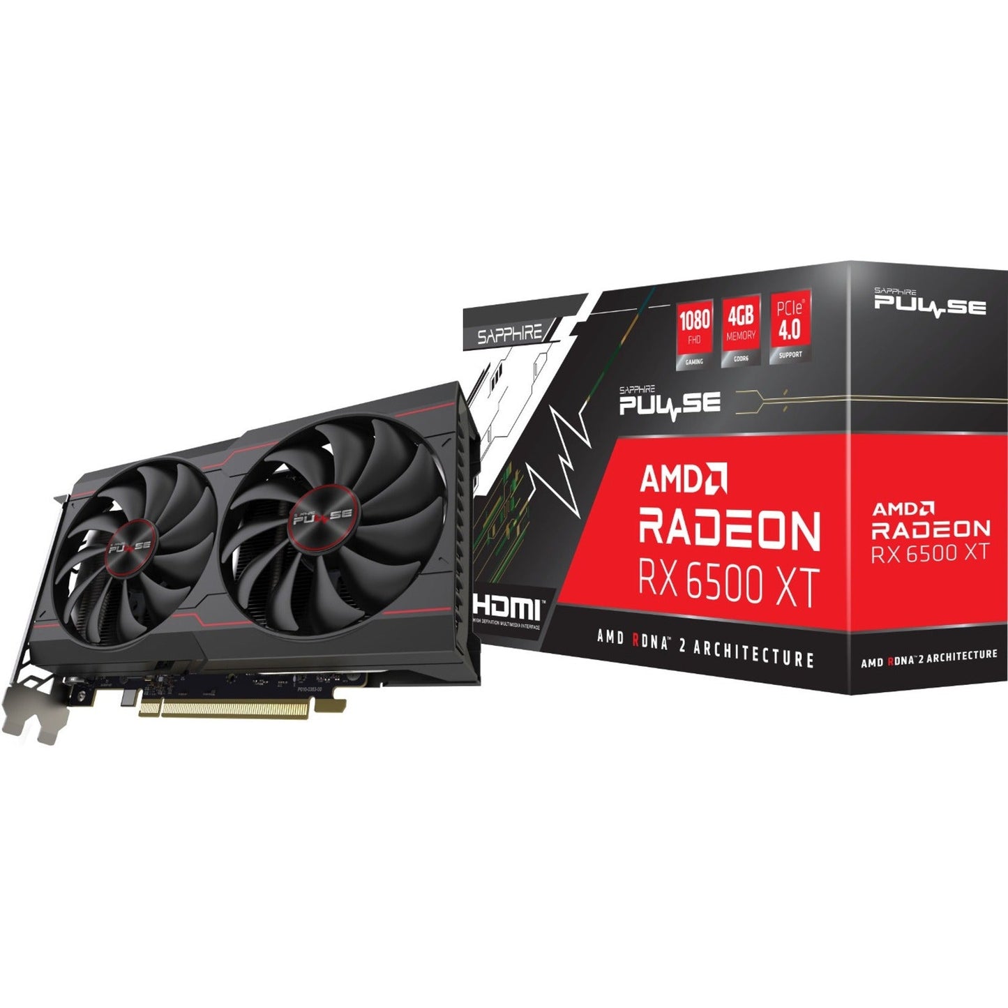 Sapphire AMD Radeon RX 6500 XT Graphic Card - 4 GB GDDR6