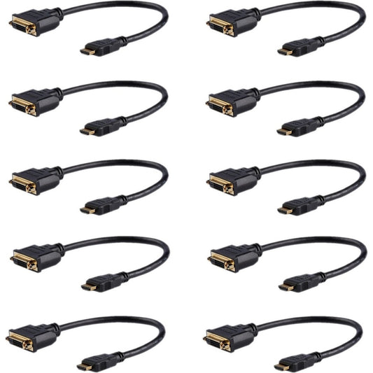 10PK 8IN HDMI TO DVI ADAPTER   
