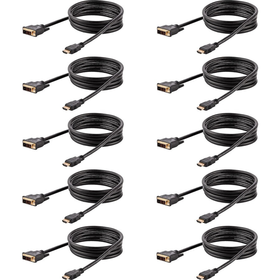 10PK 6FT HDMI TO DVI CABLE CORD