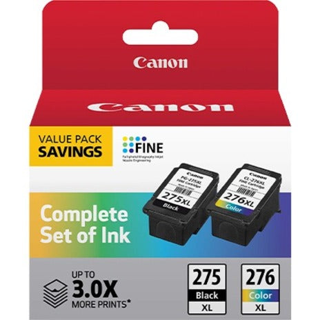 Canon PG-275XL/CL-276XL Original Inkjet Ink Cartridge - Value Pack - Black Color Pack