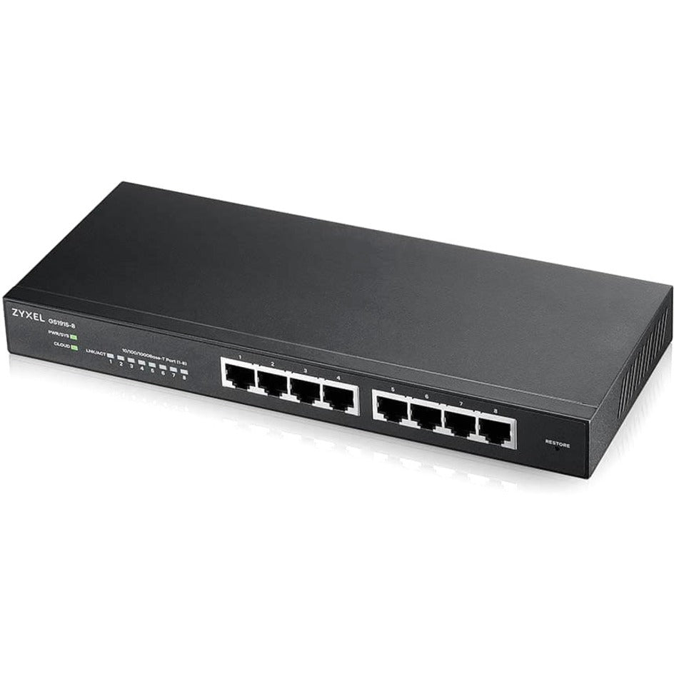 ZYXEL 8-port GbE Smart Managed Switch