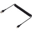 StarTech.com 3ft (1m) USB A to C Charging Cable Coiled Heavy Duty USB 2.0 A to Type-C Durable Fast Charge & Sync USB-C Cable Black M/M