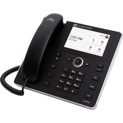 AudioCodes C450HD IP Phone - Corded - Corded - Wall Mountable - Black